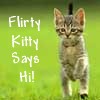 Flirty Kitty Says Hi!