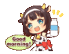 Good Morning! -- Anime Cow Girl