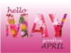 Hello May Goodbye April