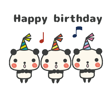 Happy Birthday To You Cute Pandas