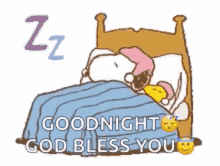 Good Night God Bless You - Snoopy