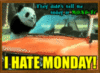 I hate Monday! - Fake Panda