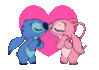 Stitch love kiss