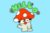 Hello - Cute mushroom