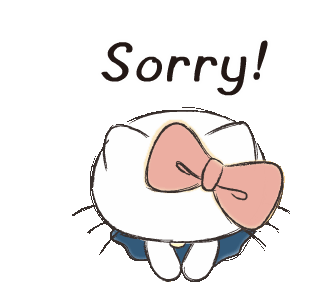 Sorry! - Hello Kitty