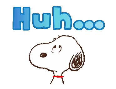 Huh... - Snoopy