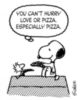 Snoopy, Woodstock and Pizza