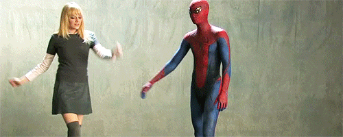 Spiderman backstage dance