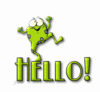 Hello! Dancing Frog