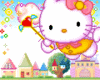 Hello Kitty Flying