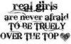 Real Girls Are Never Afraid