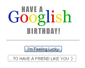 Have A Googlish Birthday!