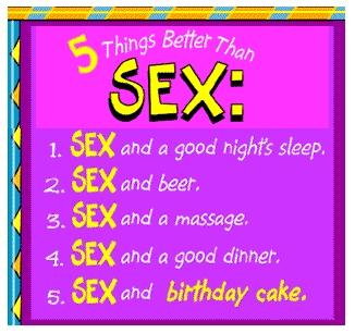 Sex And Birthday Cake
