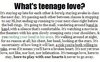 What's Teenage Love?
