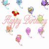 Happy Birthday -- Balloons Moving