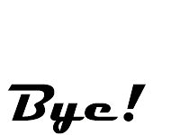 Bye! Animated