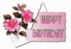 Happy Birthday Flowers Evelope