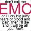 Don't Call Me Emo