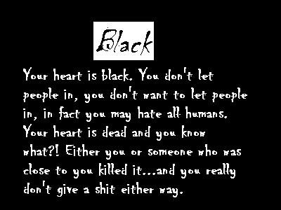 Your Heart Is Black