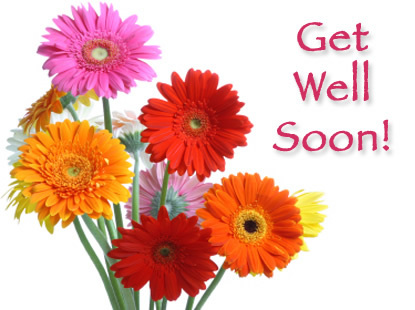 Get Well Soon! Colour Flowers