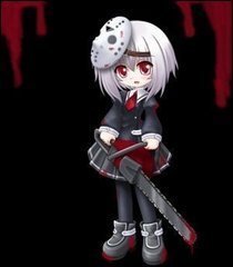 Emo Girl With Chainsaw