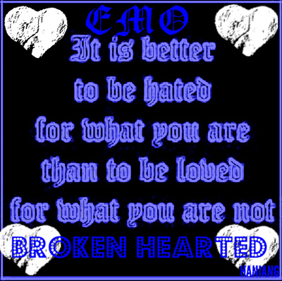 emo quotes and poems. emo broken heart quotes