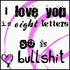 I Love You Is Eight Letters So Is