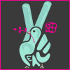 Girly Peace Icon