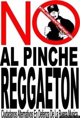 no al reggaeton