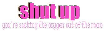 save oxygen!