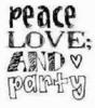 peace,love & party