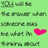 your my answer