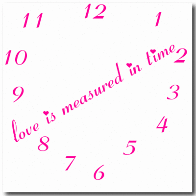 love measured in time