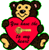 Teddy Bear Key