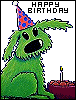 Happy Birthday Green Dog