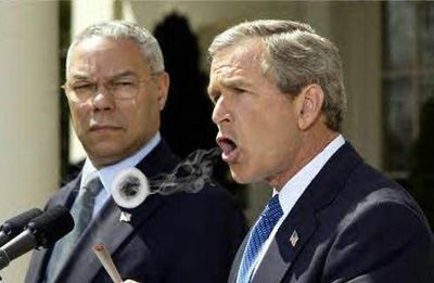 George Bush Smoking