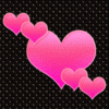 Glitter Heart Background