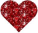 Red Sparkling Heart