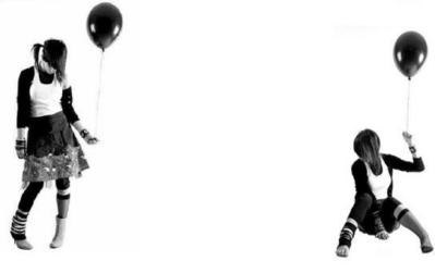 Emo Girls With Balloons