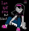 I Am Not Emo But Silent