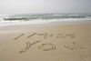 I Miss You Sand Beach