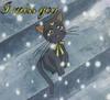 I Miss You Anime Cat