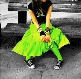 Emo Girl Green 