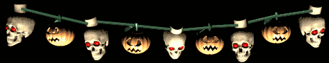 Pumpkins And Skulls