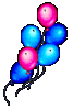 Baloons Blue And Pink