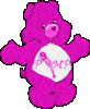 Pimp Bear Magenta Glitter