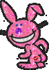 Pink Bunny Glitter