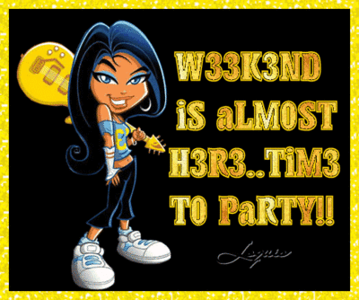 Weekend Is Almost Here Time To Party Yellow Text