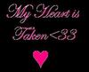 Y Heart Is Taken <33