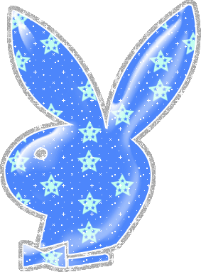 Blue Star Playboy Bunny
